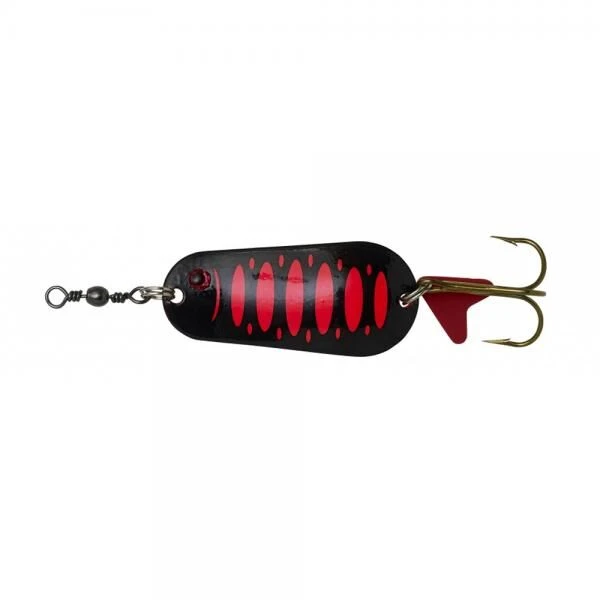 Dam Effzett Standard Spoon Fluo Red/Black UV 1 Dam Effzett Standard Spoon Fluo Red/Black UV