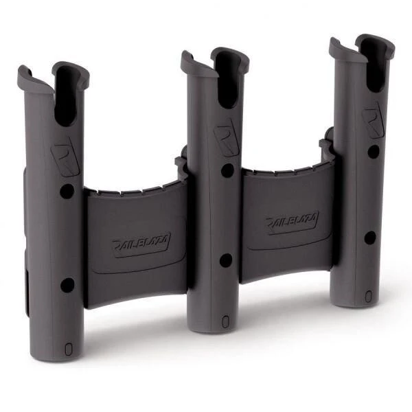 Railblaza Rodstow Rod Holder Triple Zwart Met Bakje 1 Railblaza Rodstow Rod Holder Triple Zwart Met Bakje