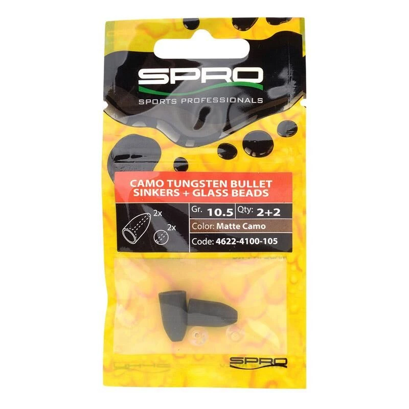 Spro Tungsten Camo Bullet Sinkers Matte Camo 2 Spro Tungsten Camo Bullet Sinkers Matte Camo - Afbeelding 2