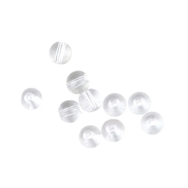 Spro Round Smooth Glass Beads Clear Diamond 1 Spro Round Smooth Glass Beads Clear Diamond