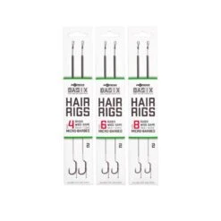 Korda Basix Hair Rigs Wide Gape Barbed