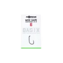 Korda Basix Wide Gape Hooks Barbed -Vissen Product Winkel 1541001Korda Basix Wide Gape Hooks Barbed 2
