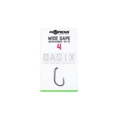 Korda Basix Wide Gape Hooks Barbed -Vissen Product Winkel 1541003Korda Basix Wide Gape Hooks Barbed 4