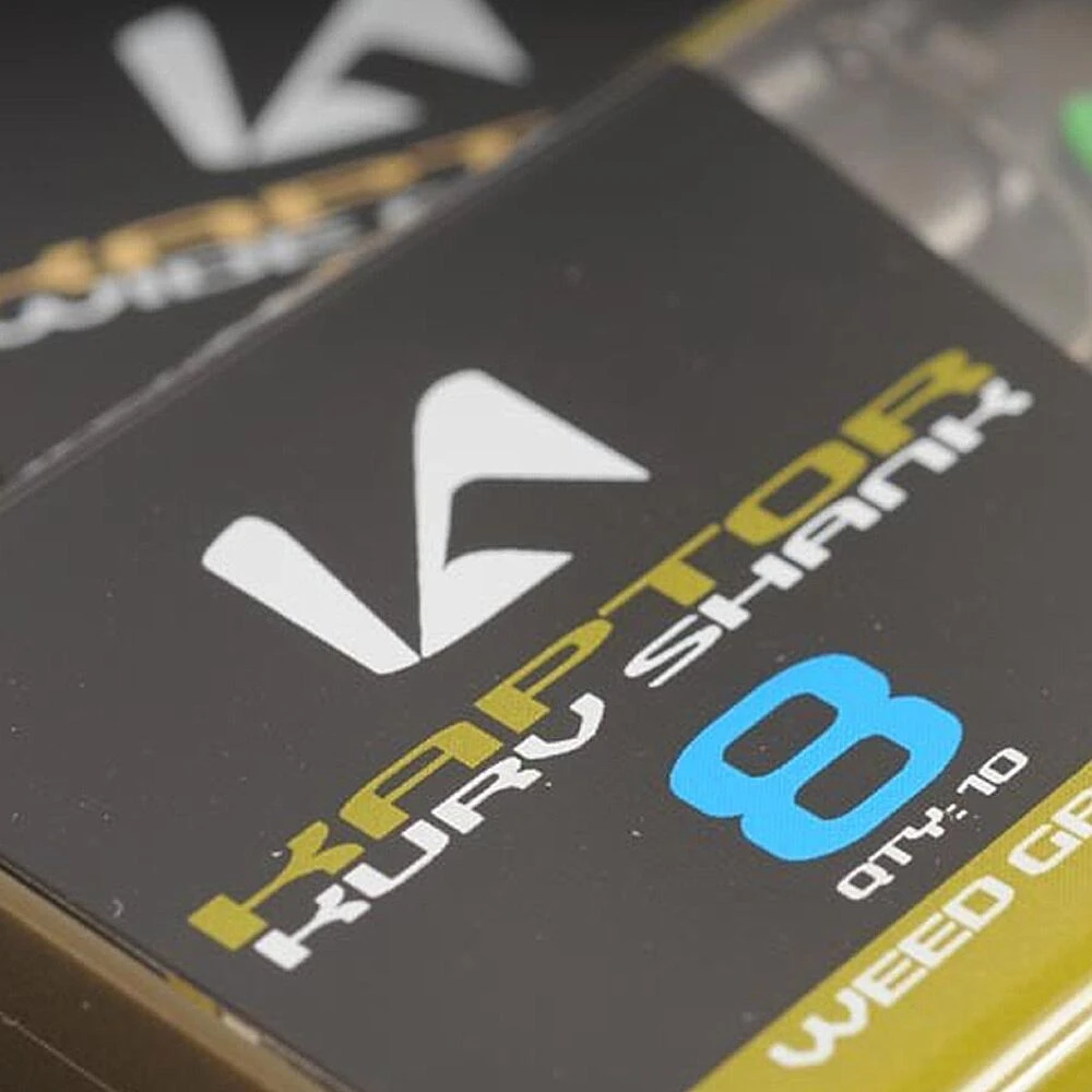 Korda Kaptor Kurv Shank Hook Weed 1 Korda Kaptor Kurv Shank Hook Weed